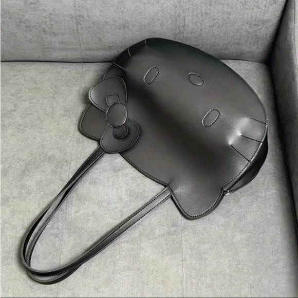 Vegan Leather Hello Kitty Tote, Hello Kitty Bag, Hello Kitty Purse, Faux Leather - Picture 5 of 9